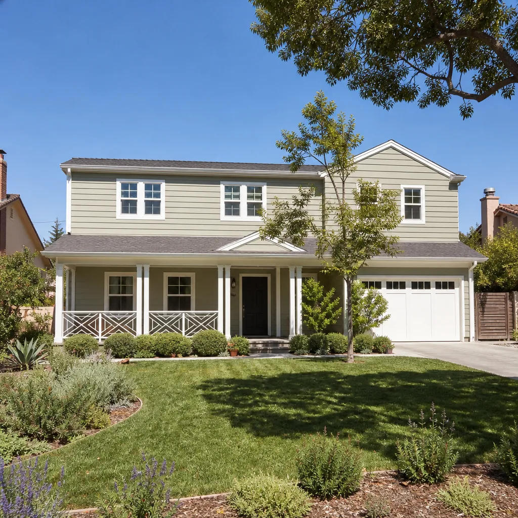 A second-story addition that matches the existing roofline